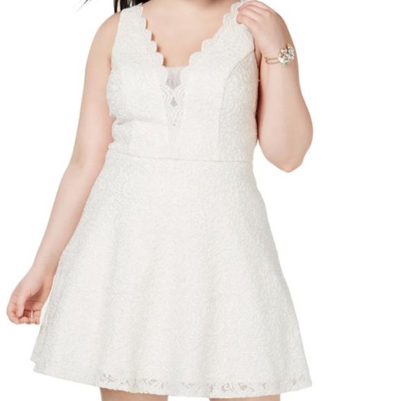 City Studio Dresses & Skirts - NWT City Studio Glitter Lace Party 18W Dress